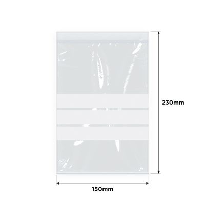 IMPAK Press Seal Bags WOP 150x230mm 1000/ctn