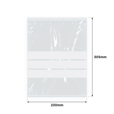 IMPAK Press Seal Bags WOP 230x305mm 1000/ctn