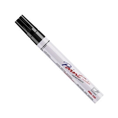 Industrial Paint Marker Pens Black 12/pk