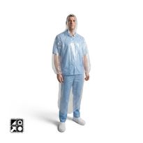PE Ponchos with Hood One Size Fits All Clear (200/ctn)