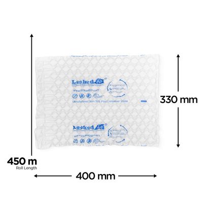 Air Pillow Film 50% PCR 400mm x 330mm (13 cells) 450m/RL