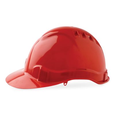 Vented Hard Hat V6 Red