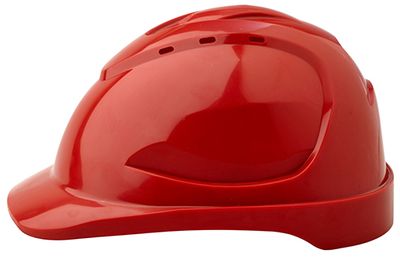 Vented Hard Hat V6 Red