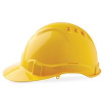 Vented Hard Hat V6 Yellow
