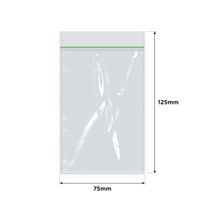 IMPAK Heavy Duty Press Seal Bags 75x125mm 1000/ctn
