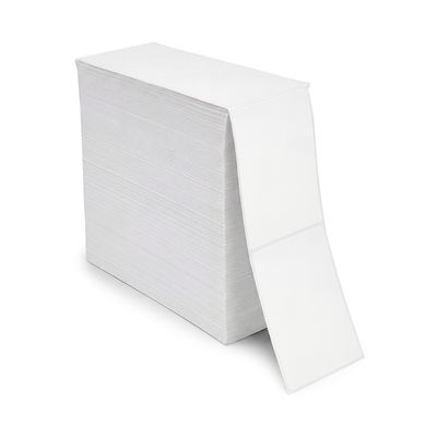 Direct Thermal Labels Fanfold 100x150mm White 4000/CTN
