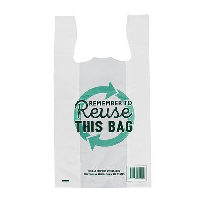 Reusable Plastic Singlet Bags (QLD Compliant)