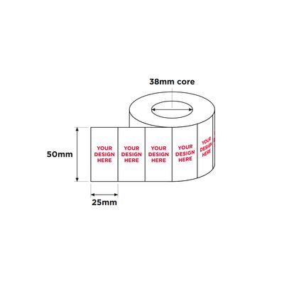 Custom Printed White Labels