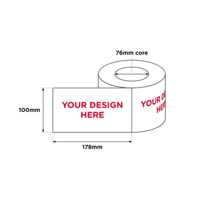 Custom Printed Despatch Labels 100mm x 178mm 500/RL