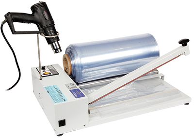 Shrink-A-Pack Machine 600mm Seal with Hot Air Gun