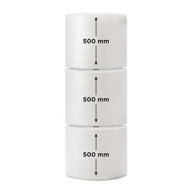 Bubble Film 10mm 1.5mx100m, Slit 3x500mm (Direct Delivery)