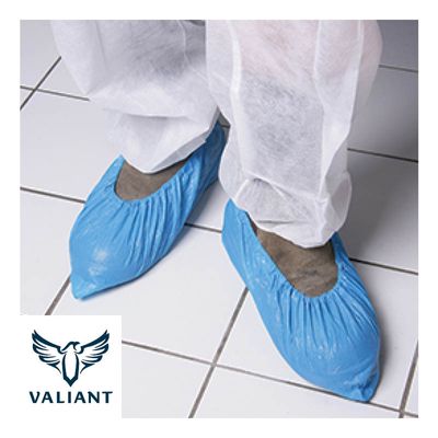 VALIANT Disposable Plastic Shoe Covers