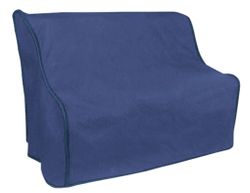 Quilted Chair Covers 2 Seater Blue