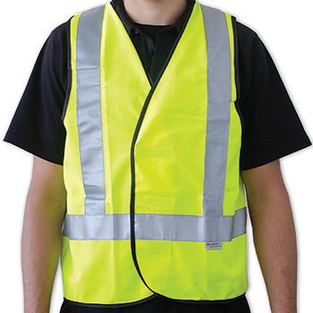 Safety Vest Reflective Tape Yellow Medium