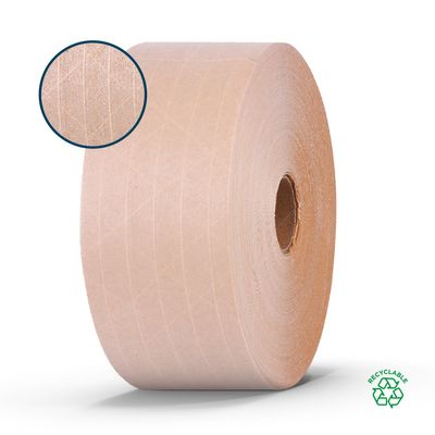 REINFORCED WATER-ACTIVATED PAPER TAPE