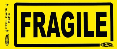 Labels FRAGILE 500/pk