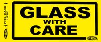 Labels GLASS WITH CARE 500/pk