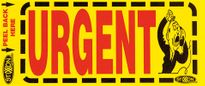 Labels URGENT 500/pk