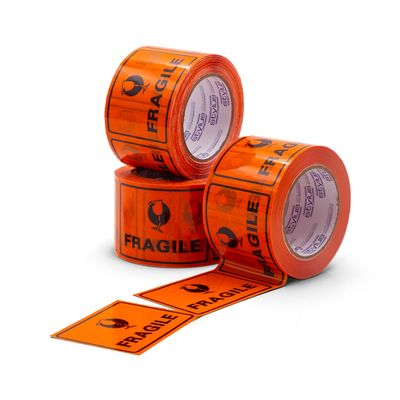 Printed Tape Labels FRAGILE  500/RL