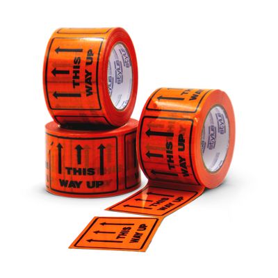 Printed Tape Labels THIS WAY UP 500/RL