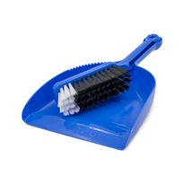 Premium Dustpan & Brush Set Blue