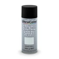 Stencil Spray Black 350gram