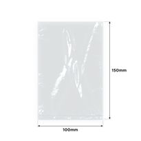 Poly Bag LDPE 100x150mm  50um 2000/ctn
