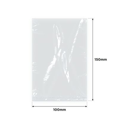 Poly Bag LDPE 100x150mm  50um 2000/ctn