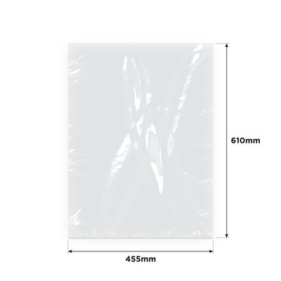 Poly Bag LDPE 455x610mm 35um 500/ctn