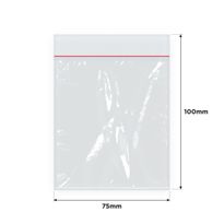 IMPAK Press Seal Bags 75x100mm 1000/ctn