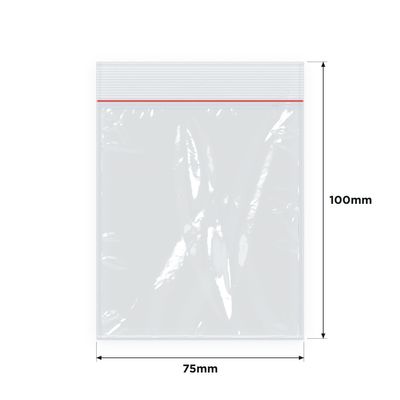 IMPAK Press Seal Bags 75x100mm 1000/ctn