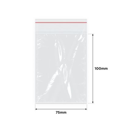 IMPAK Press Seal Bags 75x100mm 1000/ctn