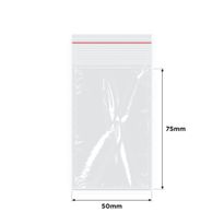 IMPAK Press Seal Bags 50x75mm 1000/ctn