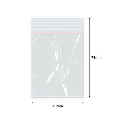 IMPAK Press Seal Bags 50x75mm 1000/ctn