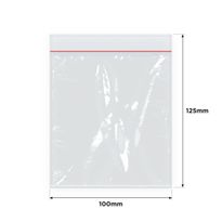 IMPAK Press Seal Bags 100x125mm 1000/ctn
