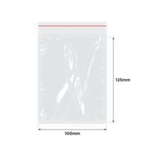 IMPAK Press Seal Bags 100x125mm 1000/ctn