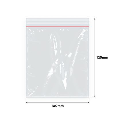 IMPAK Press Seal Bags 100x125mm 1000/ctn