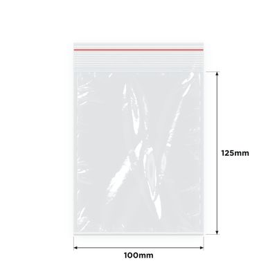IMPAK Press Seal Bags 100x125mm 1000/ctn