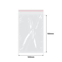 IMPAK Press Seal Bags 100x150mm 1000/ctn