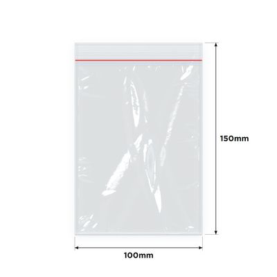 IMPAK Press Seal Bags 100x150mm 1000/ctn