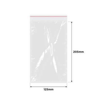 IMPAK Press Seal Bags 125x205mm 1000/ctn