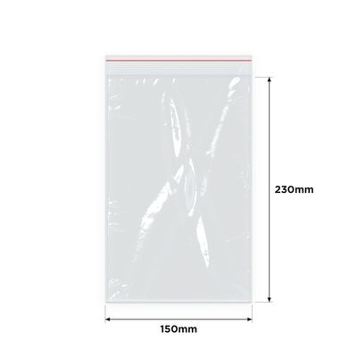 IMPAK Press Seal Bags 150x230mm 1000/ctn
