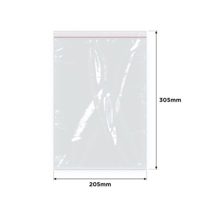 IMPAK Press Seal Bags 205x305mm 1000/ctn