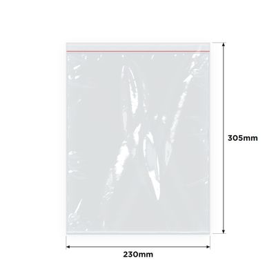 IMPAK Press Seal Bags 230x305mm 1000/ctn