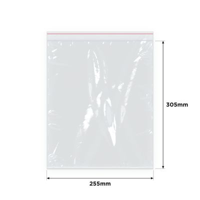 IMPAK Press Seal Bags 255x305mm 1000/ctn