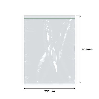 IMPAK Heavy Duty Press Seal Bags 230x305mm 1000/ctn
