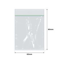 IMPAK Heavy Duty Press Seal Bags 65x90mm 1000/ctn