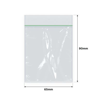 IMPAK Heavy Duty Press Seal Bags 65x90mm 1000/ctn