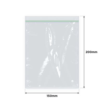 IMPAK Heavy Duty Press Seal Bags 150x200mm 1000/ctn