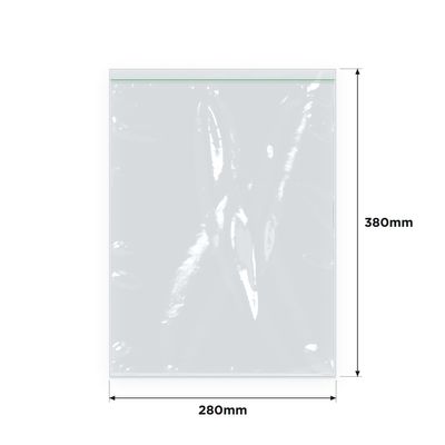 IMPAK Heavy Duty Press Seal Bags 280x380mm 500/ctn